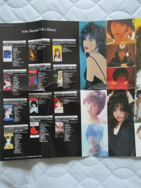ＶＨＳビデオ 松田聖子【Ｖｉｄｅｏ Ｂｉｂｌｅ】Best Hits Video History 歌詞カード付 １７３分 1995 Sony Records　SRVM451　　　j453_画像7