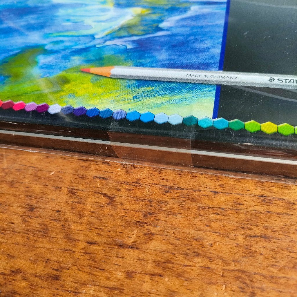 未使用 未開封 保管品 STAEDTLER Karat aquarell 水彩色鉛筆 60色 ステッドラー カラトアクェレル 高級画材 色鉛筆 アート digjunkmarket_画像6