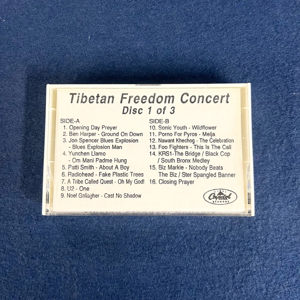 プロモ Tibetan Freedom Concert Dicc 1of3 カセットテープ 非売品 サンプル品 Jon Spencer/U2/Radiohead/Noel Gallagher/Sonic Youthの画像1