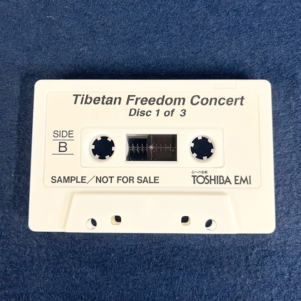 プロモ Tibetan Freedom Concert Dicc 1of3 カセットテープ 非売品 サンプル品 Jon Spencer/U2/Radiohead/Noel Gallagher/Sonic Youthの画像5