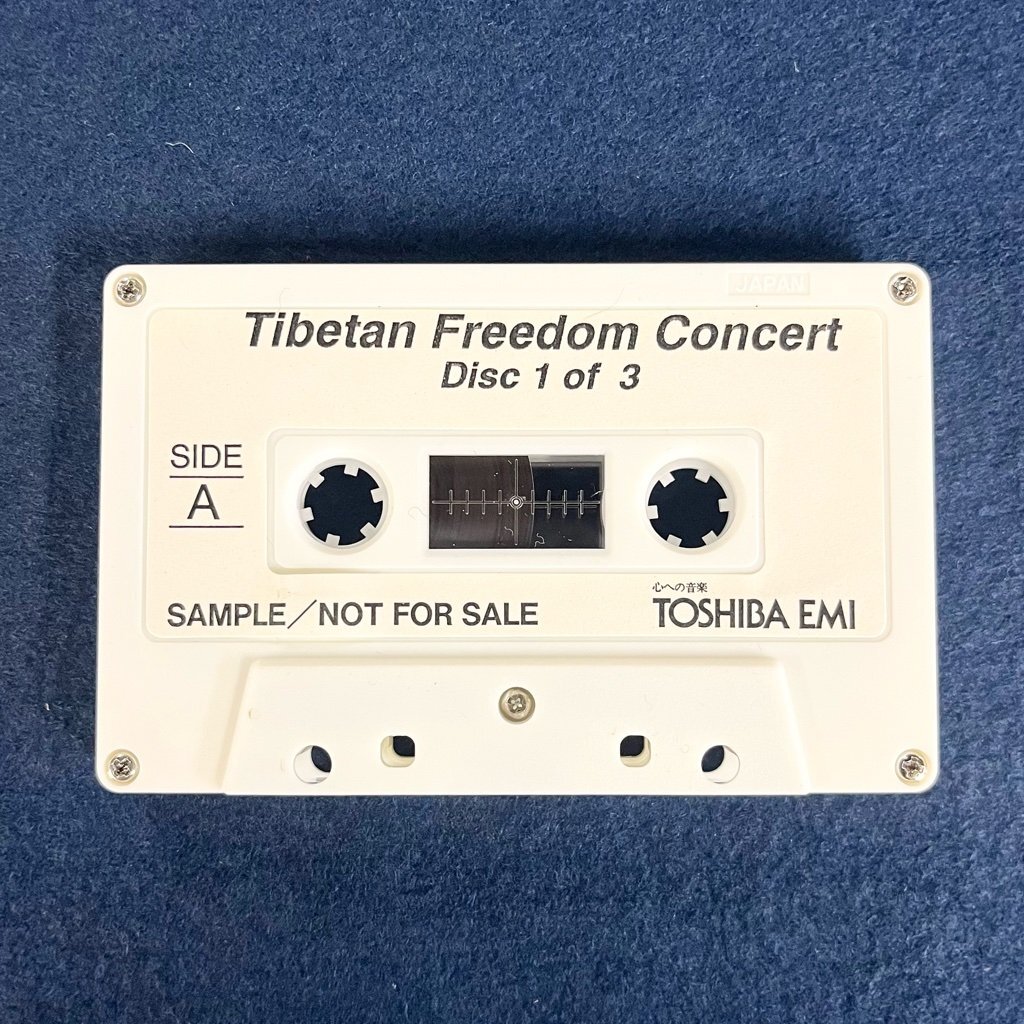 プロモ Tibetan Freedom Concert Dicc 1of3 カセットテープ 非売品 サンプル品 Jon Spencer/U2/Radiohead/Noel Gallagher/Sonic Youthの画像4