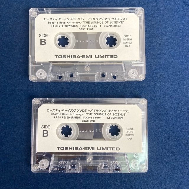 希少! レア! Beastie Boys Anthology サウンズオブサイエンス カセットテープ 非売品 サンプル品 ビースティ―ボーイズ 現状品 digjunkmaの画像7