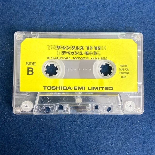 希少! レア! プロモ DEPECHE MODE / THE SINGLES 81-85 カセットテープ 非売品 サンプル品 デペッシュ・モード ザ・シングルス 81-51 digjの画像5