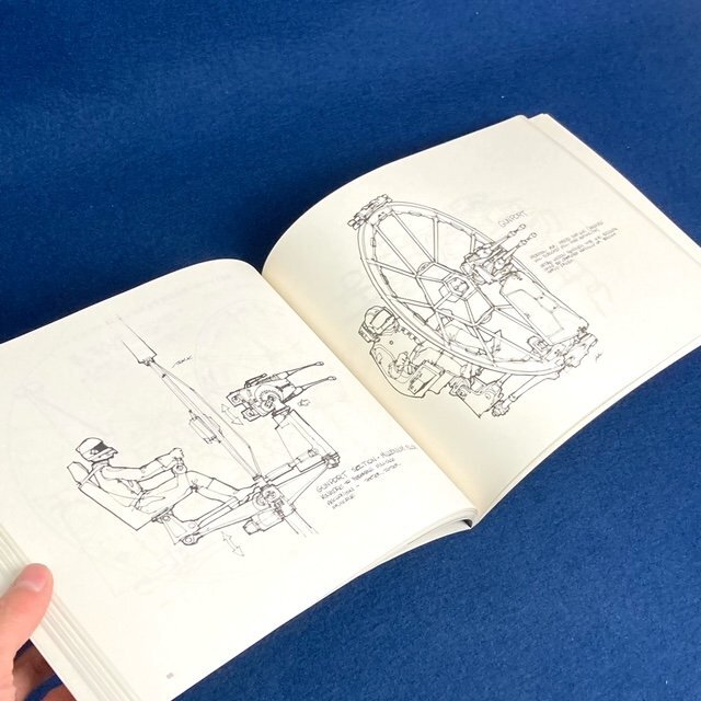 STAR WARS / スター・ウォーズ デッサン&宇宙設計図 1978年発行 初版 BANDAI バンダイ 現状品 直接引取り歓迎(横浜市) digjunkmarketの画像5