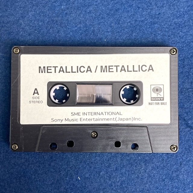 希少! レア! プロモ METALLICA カセットテープ 非売品 サンプル品 メタリカ 過去のカバー曲集テープ タイトル未定 現状品 digjunkmarkの画像5