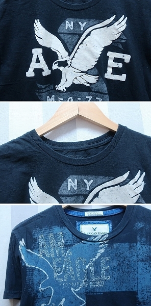 6-3908A/アメリカンイーグル 半袖Tシャツ/長袖Tシャツ/半袖ヘンリーネックTシャツ American Eagle 6点セット_画像4