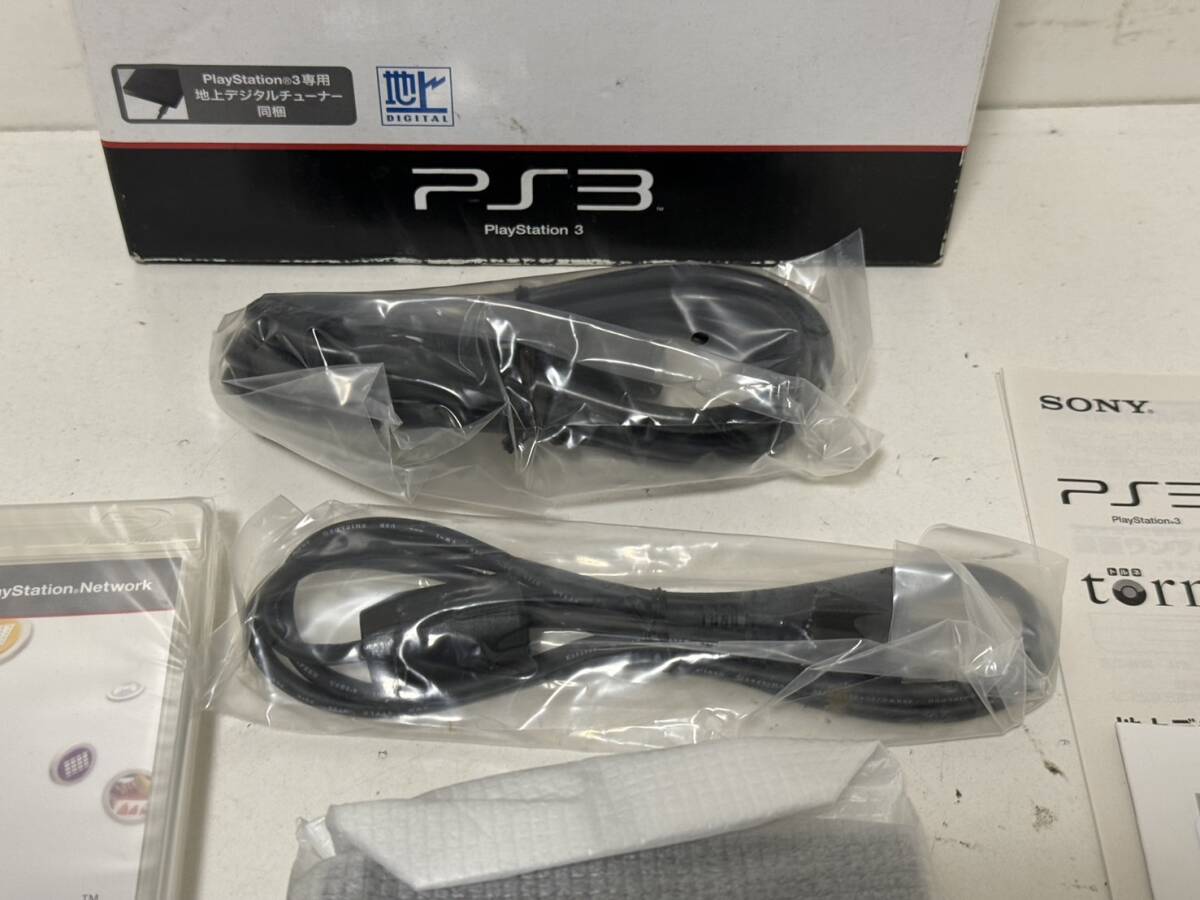 【未使用品】【SONY PS3 地上デジタルレコーダーキット torne トルネ 本体 地上デジタルチューナー同梱 CECH-ZD1J】_画像6