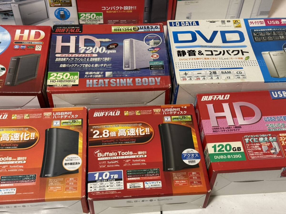 【バッファロー 他 外付け 他　HDD ハードディスク 本体 他 大量まとめ 】【動作未確認】ジャンク_画像5