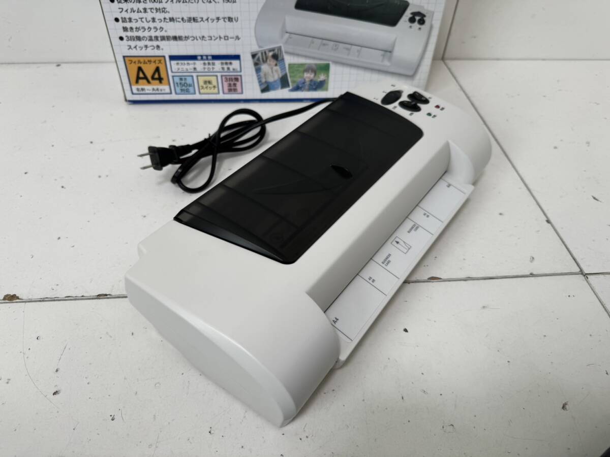 ミスターマックス A4サイズ対応 ラミネーター MGC-NHA4 本体】 |代購幫