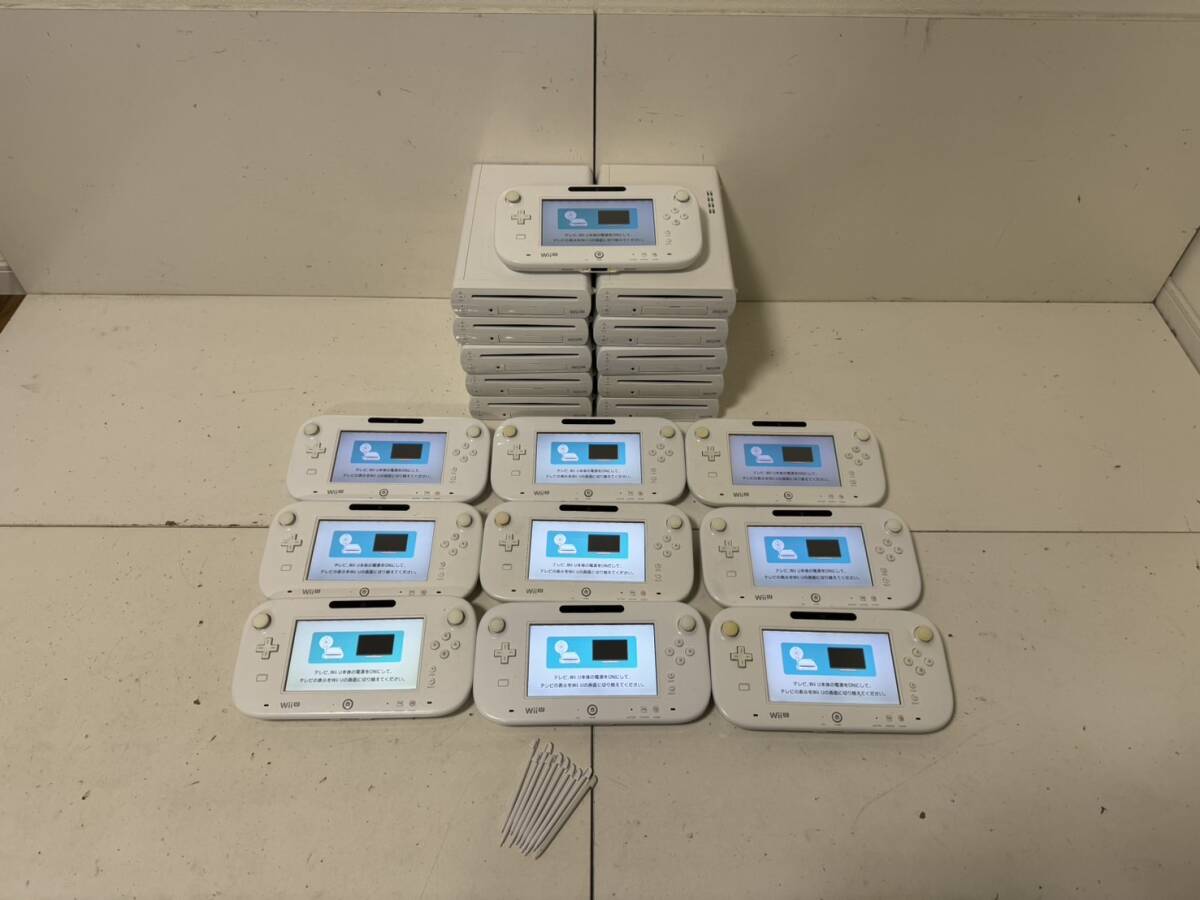 定番のお歳暮&冬ギフトの商品をすべ Yahoo!オークション - クロ 20台/10セット】本体 Wiiu 【任天堂 Wii U本体