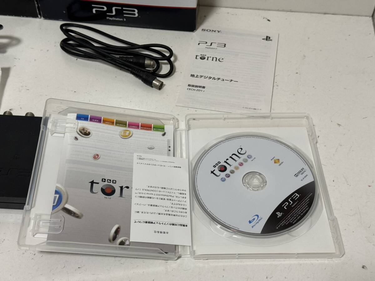 【SONY PS3 地上デジタルレコーダーキット torne トルネ 本体 地上デジタルチューナー同梱 CECH-ZD1J】2台セット_画像5