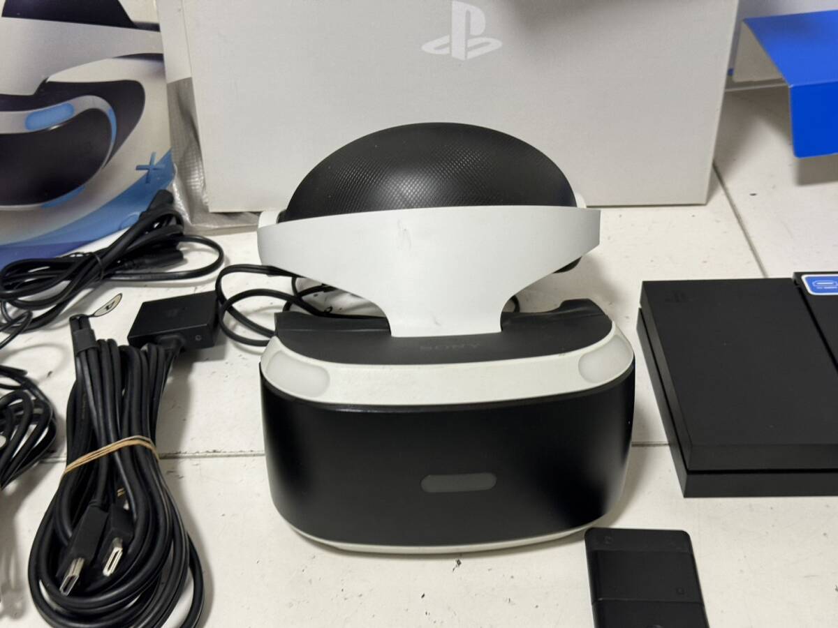 【SONY PS4 PSVR CUH-ZVR1 CUHJ-16001 本体 カメラ プロセッサーユニット ACアダプタ ケーブル】【簡易チェック/通電起動確認済み】_画像6