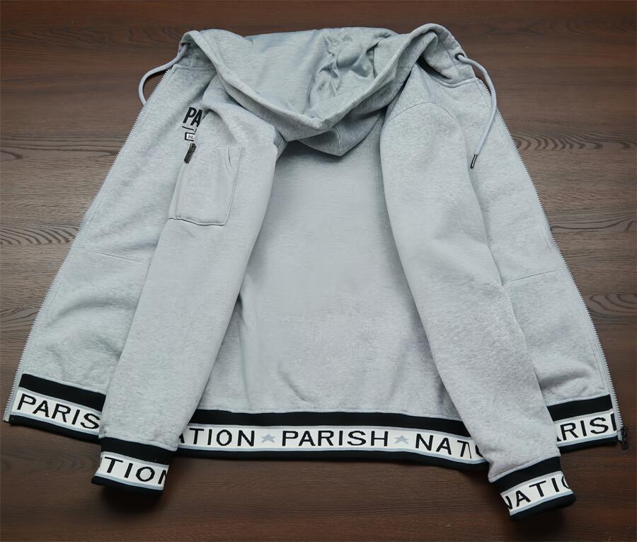 AC13　PARISH　パーカー　メンズ　XL　ジャケット　ブルゾン　コート　裏起毛　フード付き　春秋_画像10