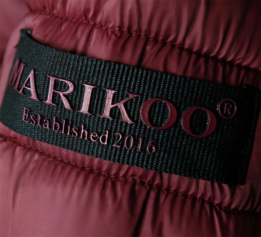 AC06　MARIKOO　ショートコート　レディース　2XL　アウター　軽量　ジャケット　フェイクダウン　ゆったり　アウトドア　フード付き　秋冬_画像4