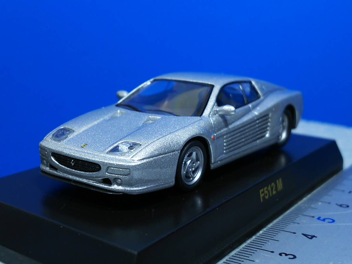 *1/64 京商 組立済 F512 M Silver (III) フェラーリ ミニカーコレクション シルバー 第三弾 同梱歓迎 追跡有 匿名配送_画像8