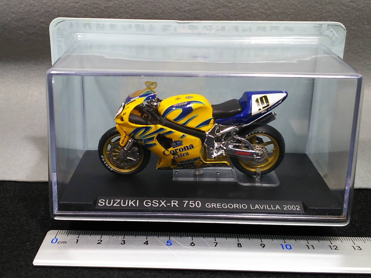 1/24 チャンピオンバイク SUZUKI GSX-R 750 GREGORIO LAVILLA 2002 スズキ 未開封 送料410円 同梱歓迎 追跡可 匿名配送_画像3