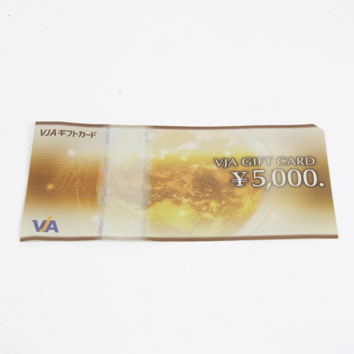 『未使用/保管品』VJAギフトカード 5000円×1枚 合計額面：5000円 商品券の画像1