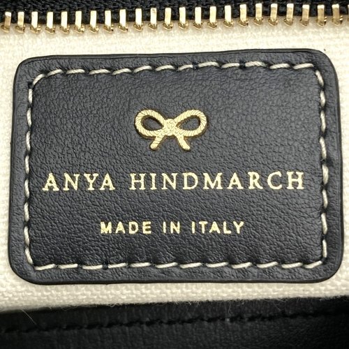 アニヤ・ハインドマーチ ショルダーバッグ ポシェット アイズ ブラック PVC Anya Hindmarch_画像8