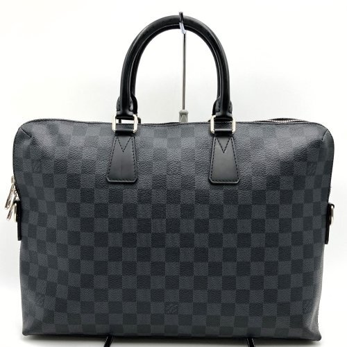 LOUIS VUITTON ルイ・ヴィトン N48224 ポルトドキュマンジュール ダミエグラフィット ビジネスバッグ ブラック 黒 PVC メンズ レディース_画像1