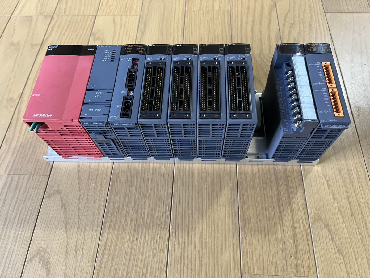 Mitsubishi 三菱電機 CPU シーケンサ Q38B Q61P Q02HCPU Mitsubishi 三菱電機 CPU シーケンサ Q38B Q61P Q02HCPU
