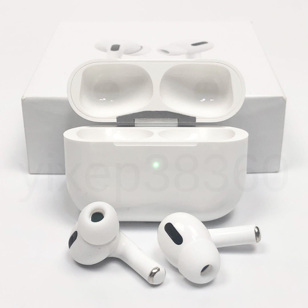 【新品】AirPods Pro 代替品 ワイヤレスイヤホン Bluetooth 高音質サウンド 充電ケース 充電ケーブル付きy36 Android iPhone 12 13 14 15_画像2