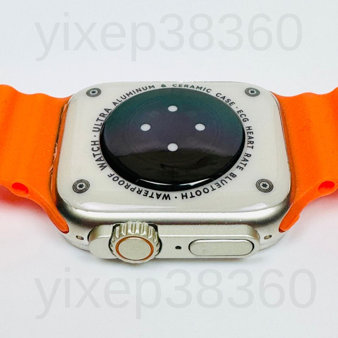 [2024 новейшая модель ]Apple Watch Ultra2 товар-заменитель смарт-часы большой экран Ultra смарт-часы Android телефонный разговор спорт музыка . средний кислород многофункциональный.