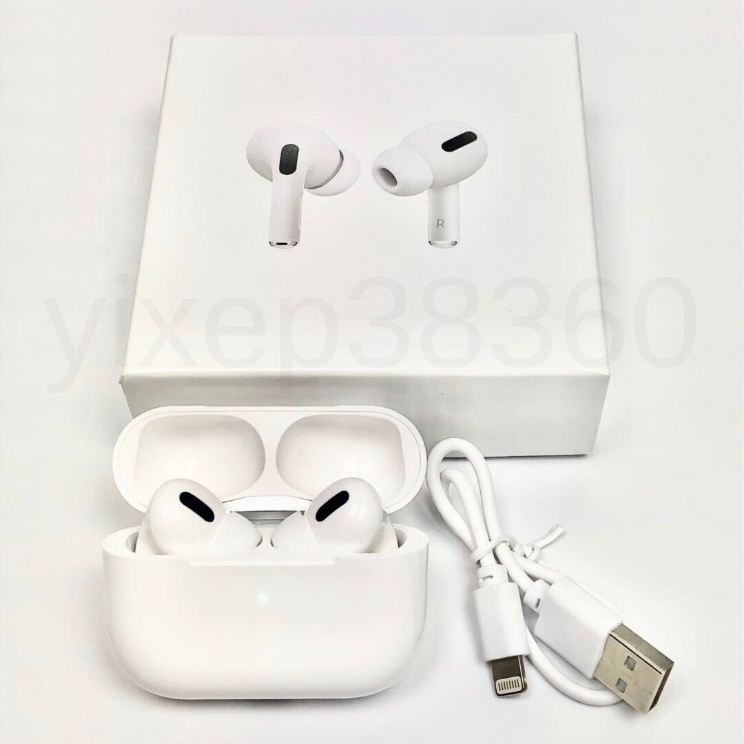 全国 送料無料 AirPods Pro 代替品 ワイヤレスイヤホン Bluetooth 高音質サウンド 充電ケース 充電ケーブル付きy60 iPhone 12 13 14 15_画像7