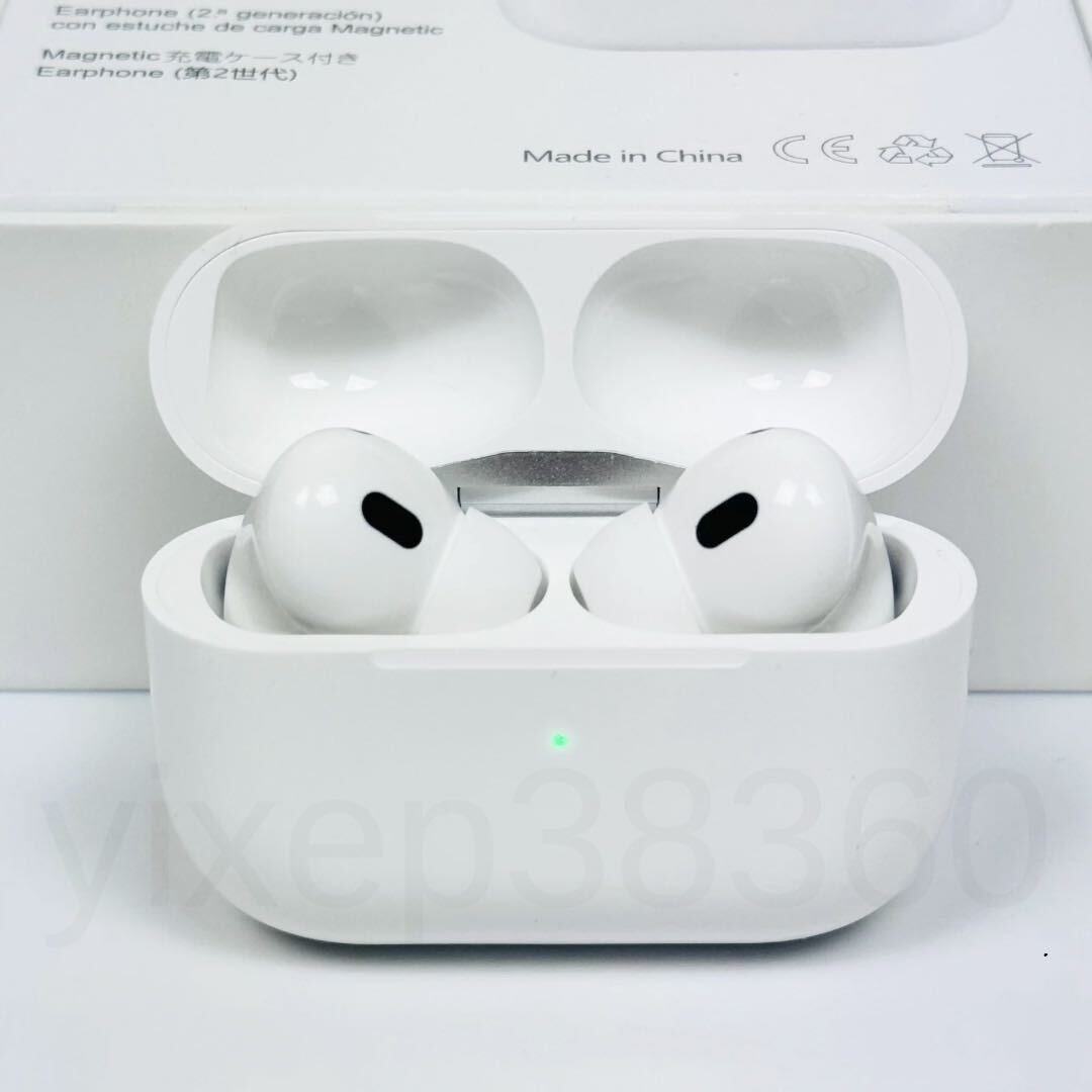 【2024最新型】AirPods Pro 第2世代 代替品 ワイヤレスイヤホン Bluetooth 5.3 TWS 高品質 充電ケース付 Android iPhone X 11 12 13 14 15