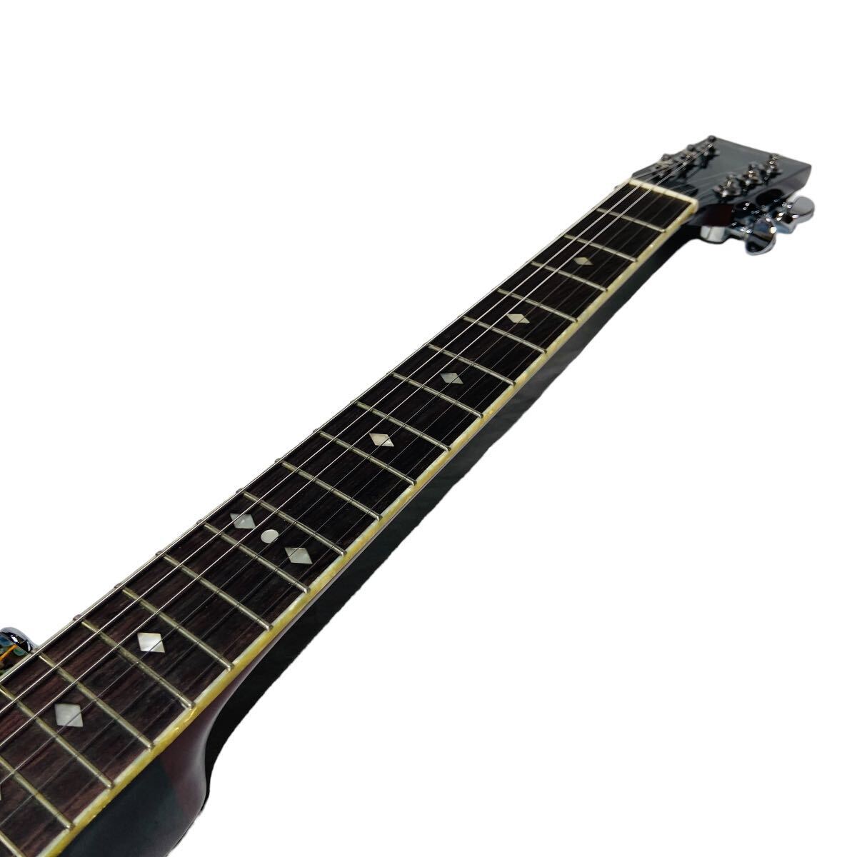 【希少】ANTIQUE NOEL ゼマイティス オマージュ シェルトップ レスポール エレキギター パールフロント ギターの画像4