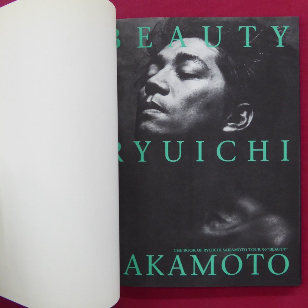 z51【坂本龍一コンサートパンフレット「ビューティー：RYUICHI SAKAMOTO TOUR BEAUTY ’90」】_画像4