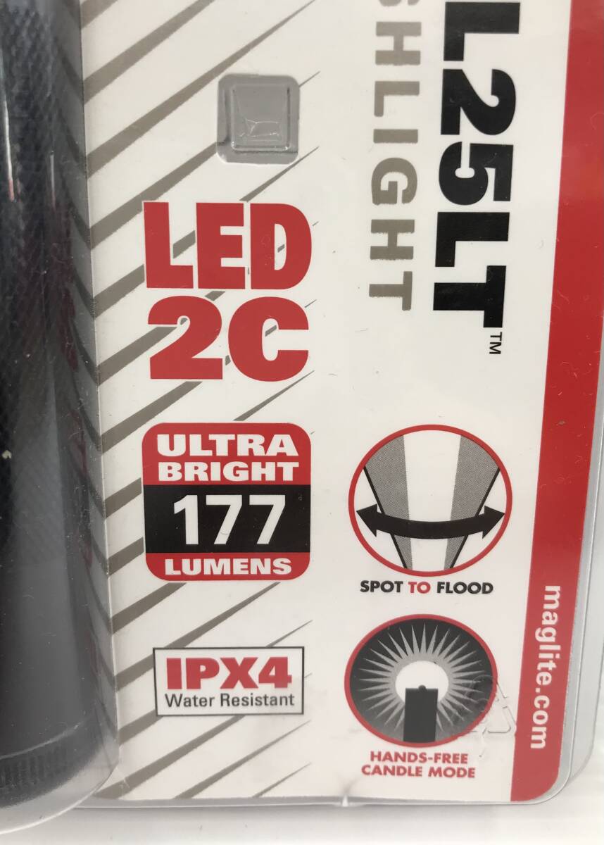 【未使用品】MAG LITE/懐中電灯 ハンディライト ML25LT LED FLASHLIGHT/フラッシュライト LED2C ウルトラブライト117LUMENS _画像2