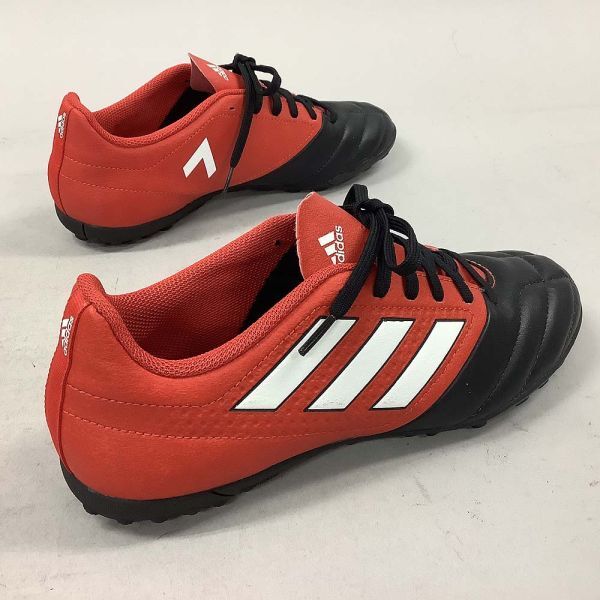 [D2535] アディダス トレーニングシューズ サッカー レッド系 26 adidas_画像2