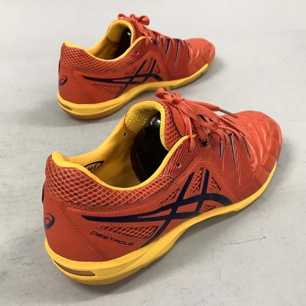 [D2536] アシックス フットサルシューズ TST215 オレンジ系 27.5 ASICS_画像2