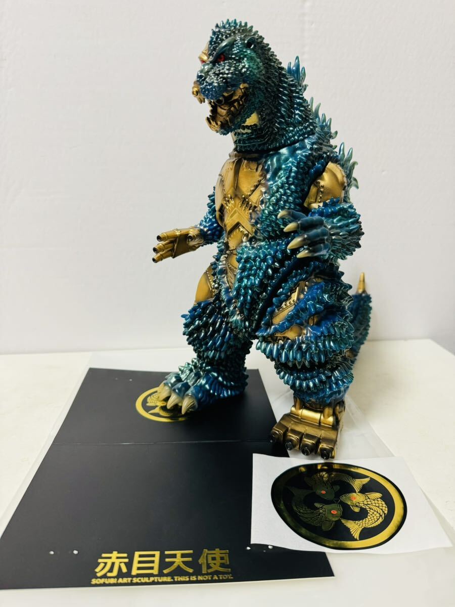 赤目天使 ゴジラ メカゴジラ　godzilla Mechalah AZTECA GOLD アステカゴールド ソフビ AKAMETENSHI kuangrenhui デスゴジ フィギュア_画像1