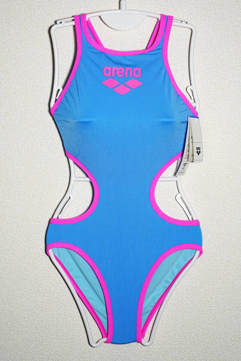 【新品未使用】Arena アリーナ big logo 競泳水着 海外 USA34 ターコイズ【レア】