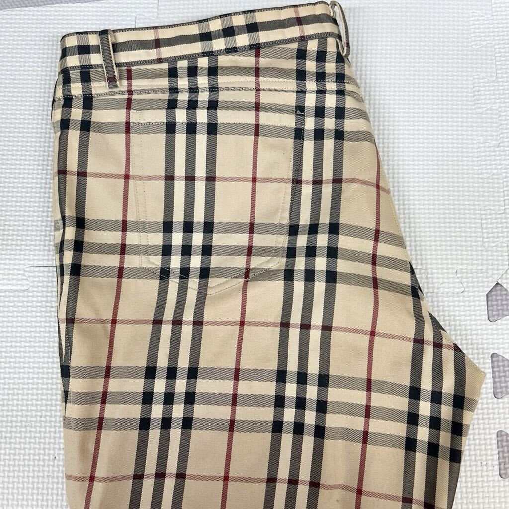 A139(5)BURBERRY BLACK LABEL ノバチェック パンツ 85 BMS40-909-41 綿100% 使用感少なめ 美品_画像3