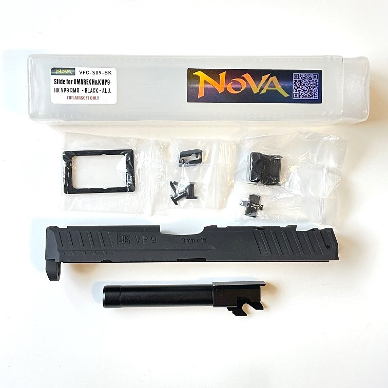 NOVA H&K VP9 カスタムスライドセット RMRモデル BK UMAREX(VFC) VP9 GBB対応