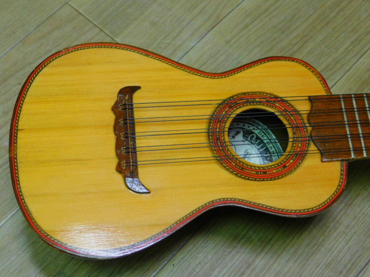 ペルー民族楽器 チャランゴ GUITARRAS ALEXANDER 全長646mm ソフトケース付属 南米弦楽器/K687_画像3