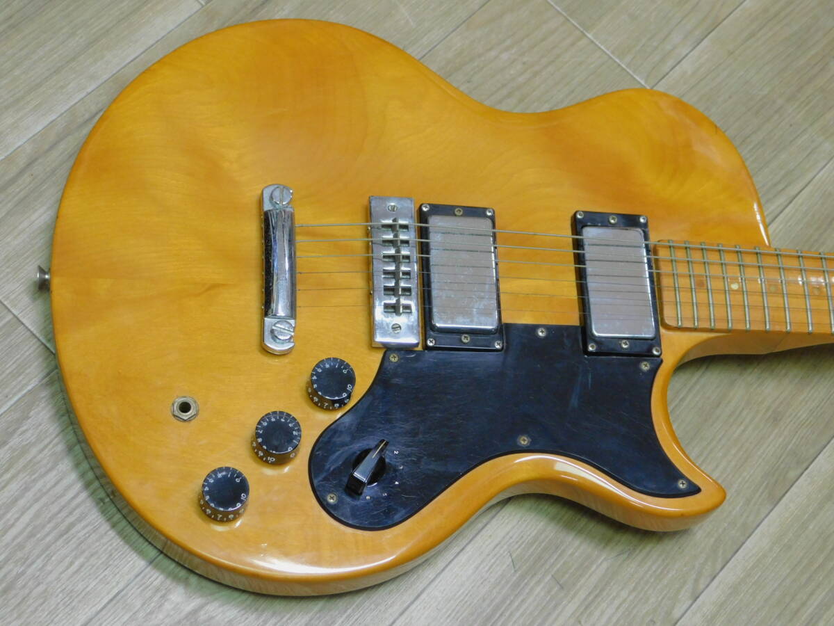 【ジャパンヴィンテージ】Gibson L6-S 希少コピーモデル ナチュラルカラー Guyatone L－550? 状態良好/F593_画像2