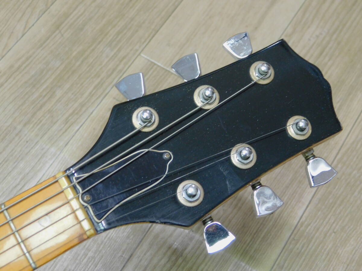 【ジャパンヴィンテージ】Gibson L6-S 希少コピーモデル ナチュラルカラー Guyatone L－550? 状態良好/F593_画像4