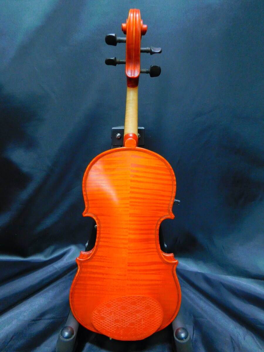 【美しい虎杢ルーマニア製 分数バイオリン】GLIGA グリガ 2007年 1/8 トラ目 美品 GEWAハードケース付属/K686_画像5