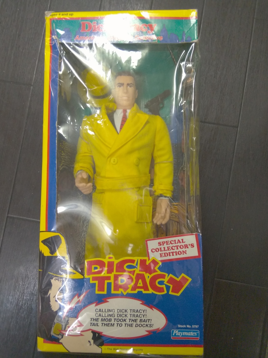 ディックトレイシー DICK TRACY フィギュア ドール 特大 人形 ディズニー ソフビ アメトイの画像1