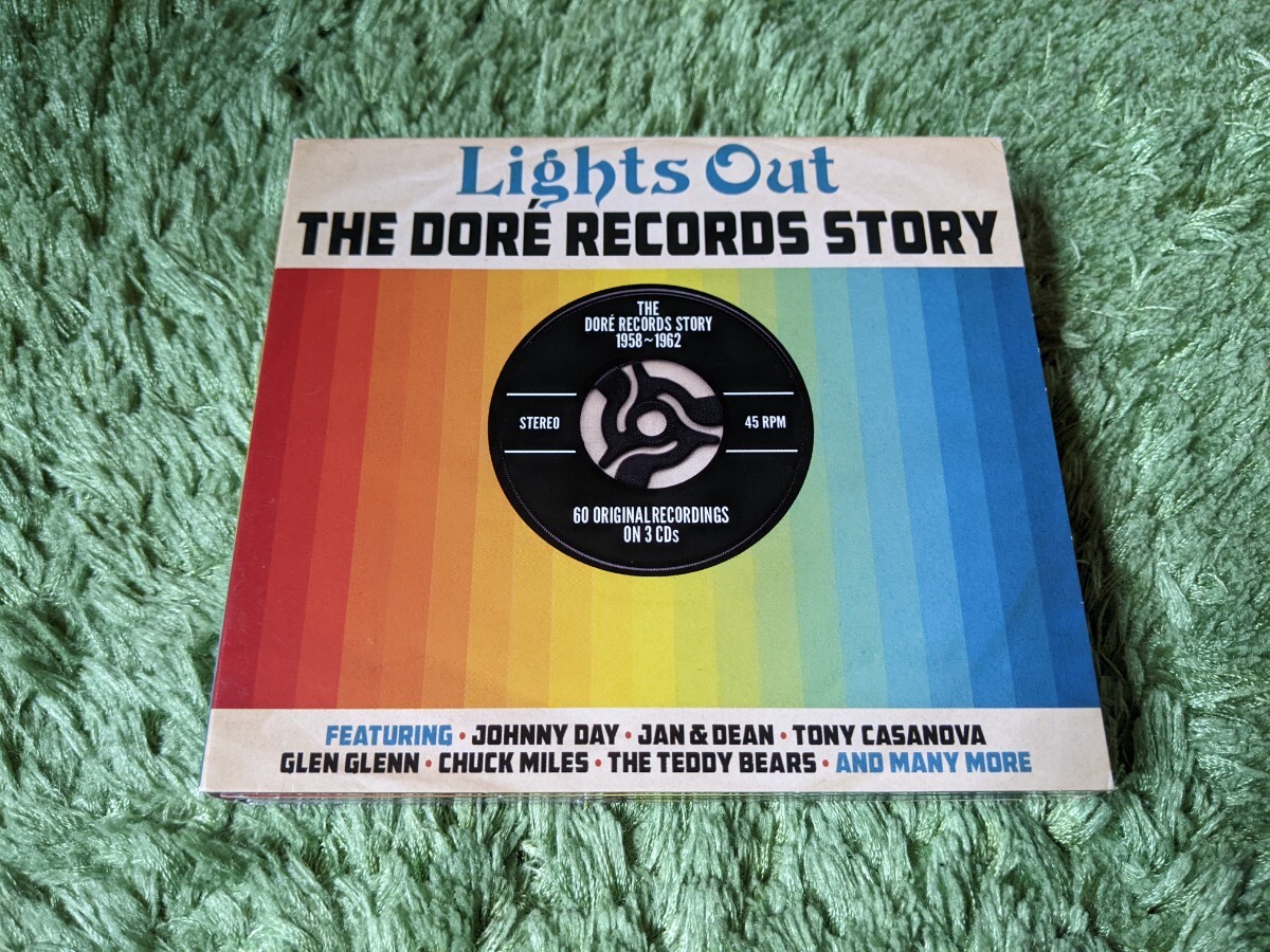 VA/LIGHTS OUT - The Dore Records Story◇3CD◇One Day Music◇ロカビリーR&Rオールディーズ_画像1