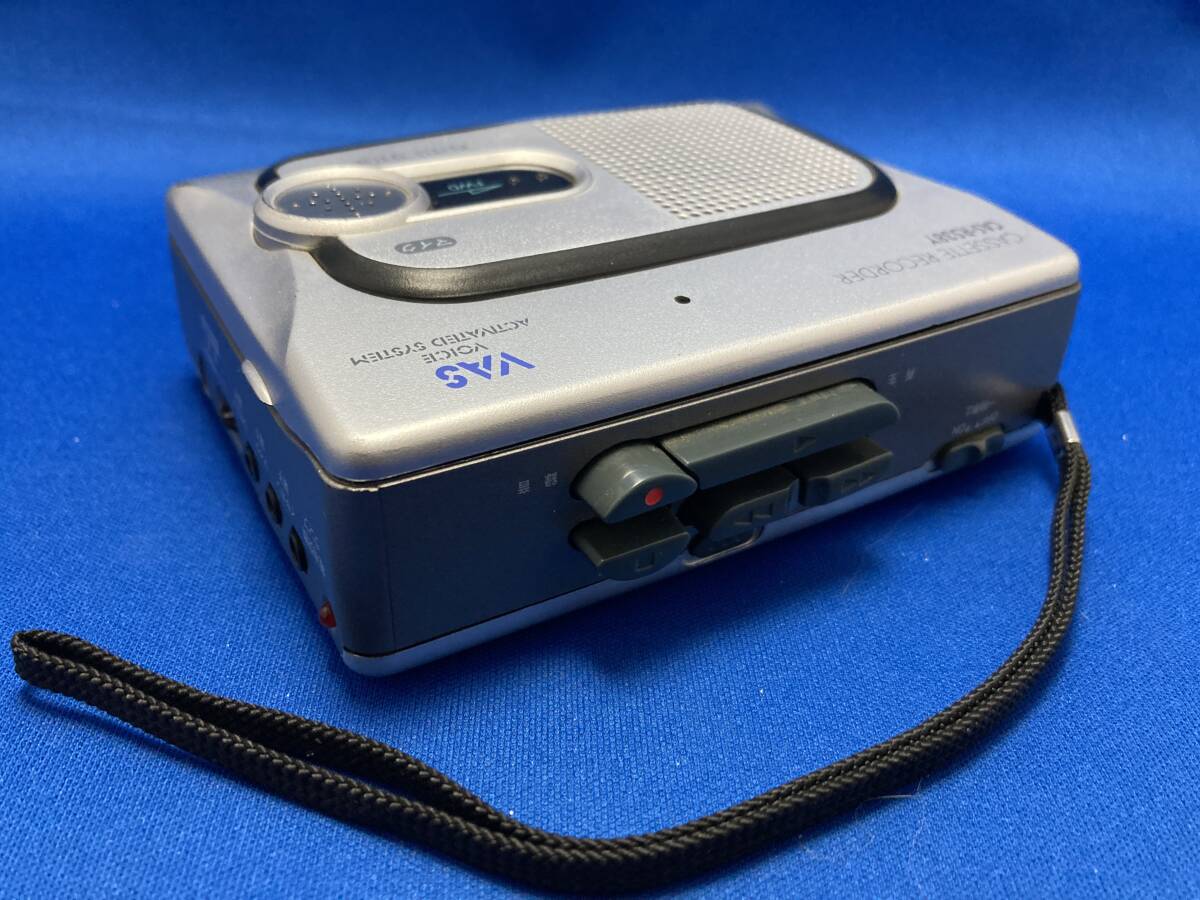 【動作品】 カセットレコーダー CAS-R538Y VOICE ACTIVATED SYSTEM オーム電機 CASETTE RECORDER プレイヤー_画像2