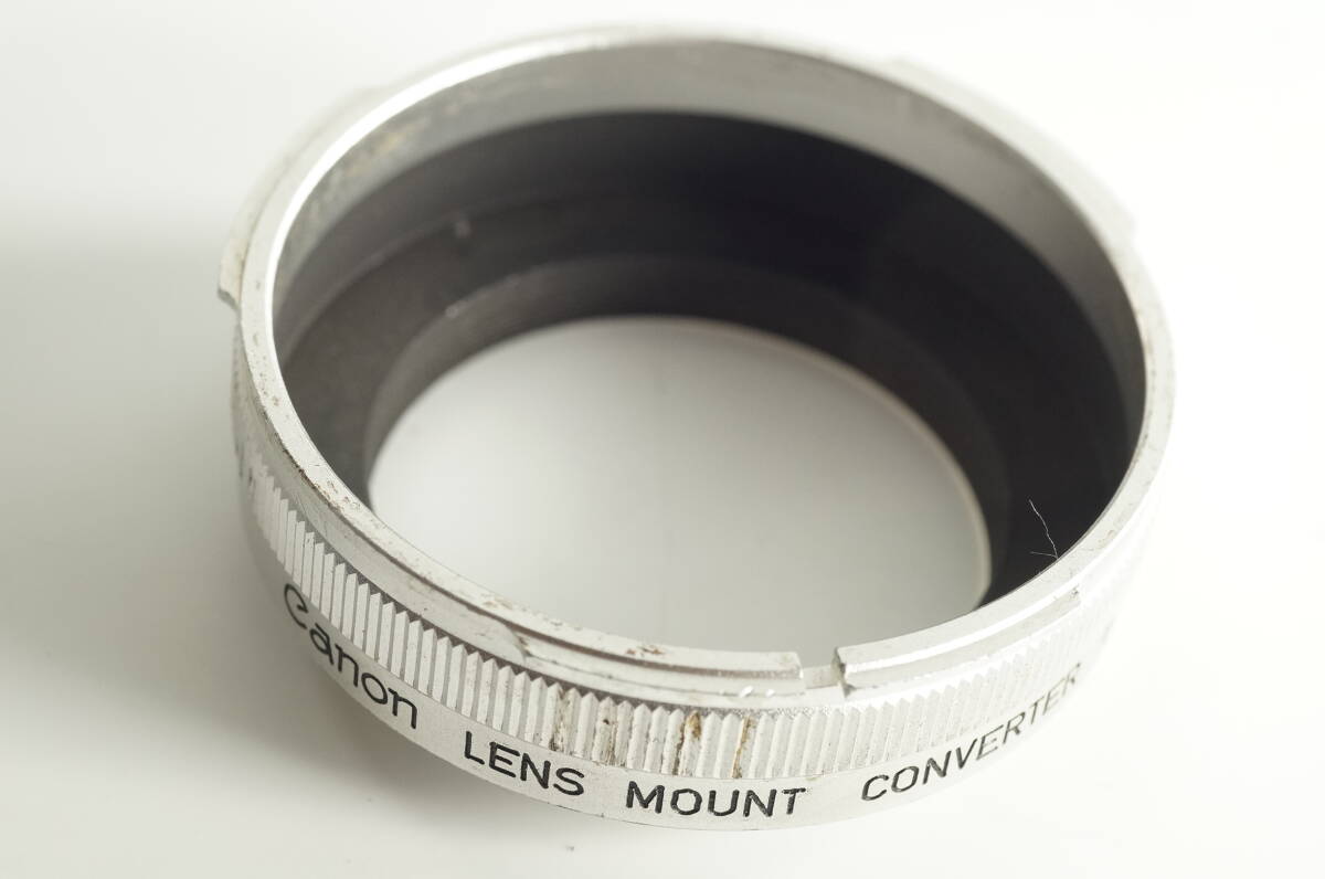 PHC『並品』 Canon LENS MOUNT CONVERTER B FD、FL、Rレンズ を ライカ スクリューマウント Lボディ_画像5