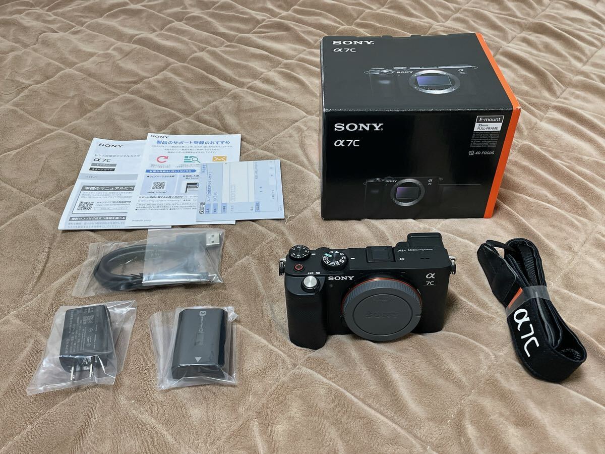 SONY a7c ILCE-7C フルサイズ ミラーレス一眼 カメラ 本体 美品　おまけ付き_画像1