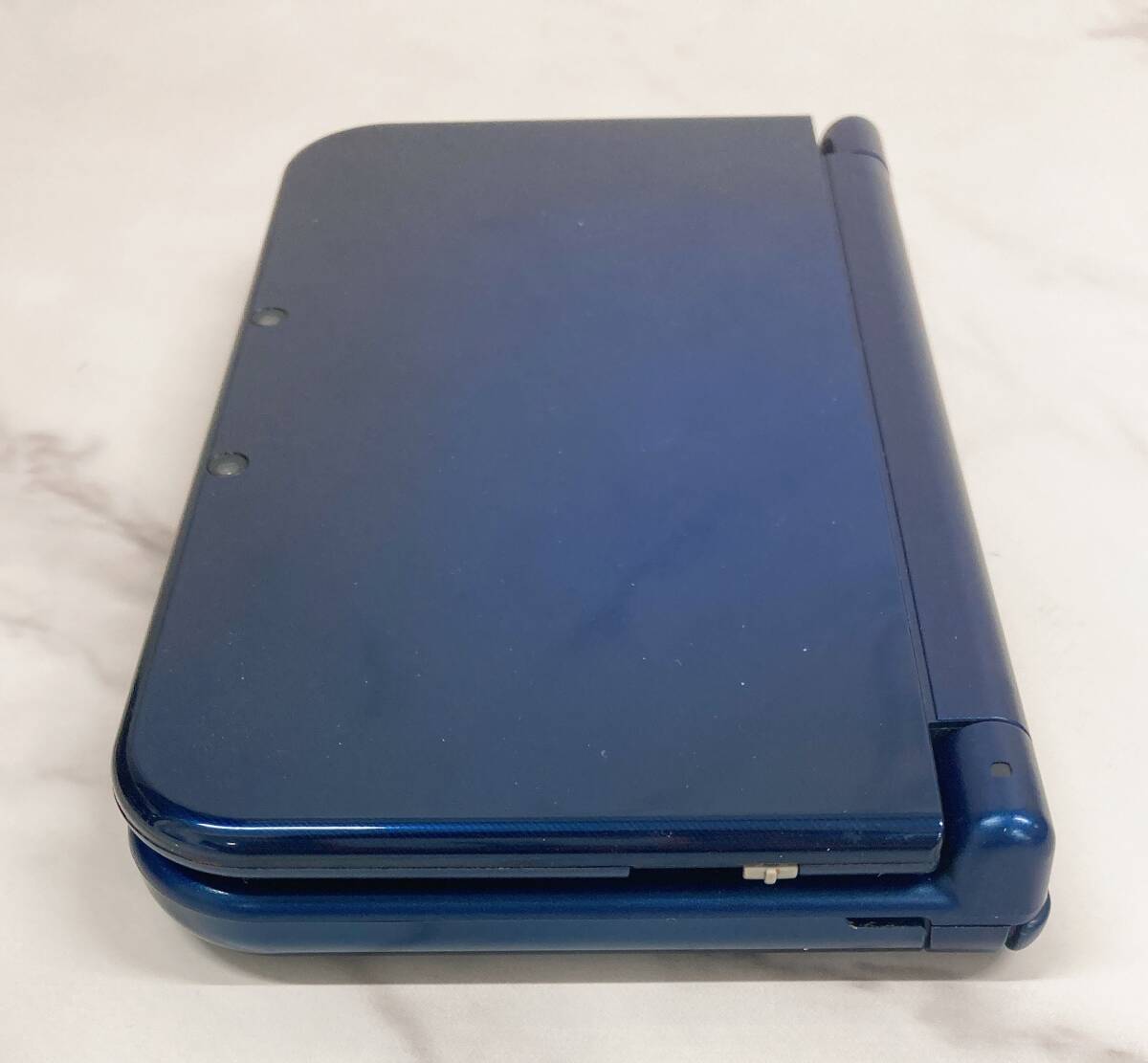 【動作OK】New 3DS LL 本体 メタリックブルー 任天堂 Nintendo #006_画像4