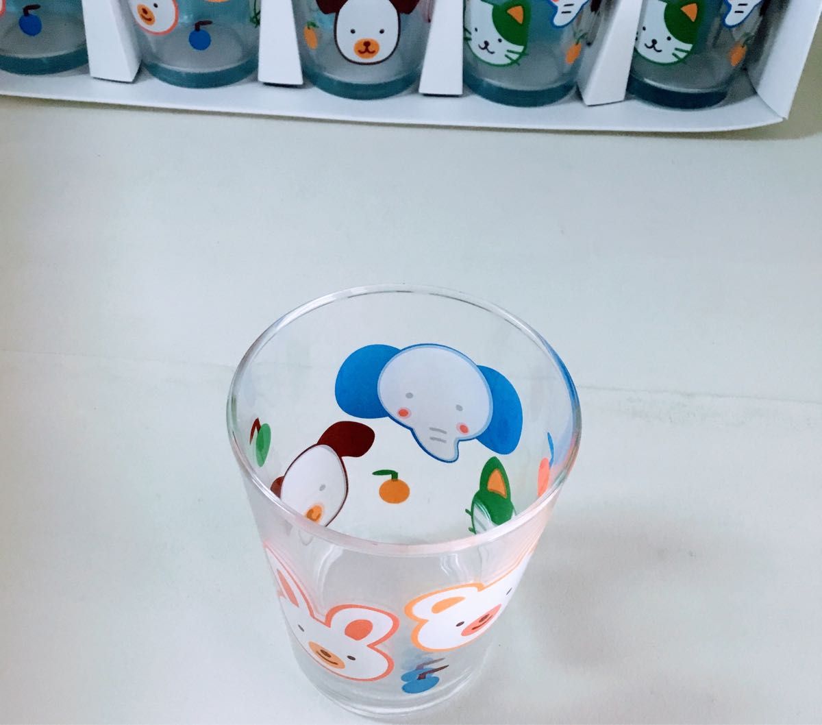 【新品未使用品】昭和レトロ　アニマル　動物　タンブラー　グラス　東洋佐々木ガラス ガラス
