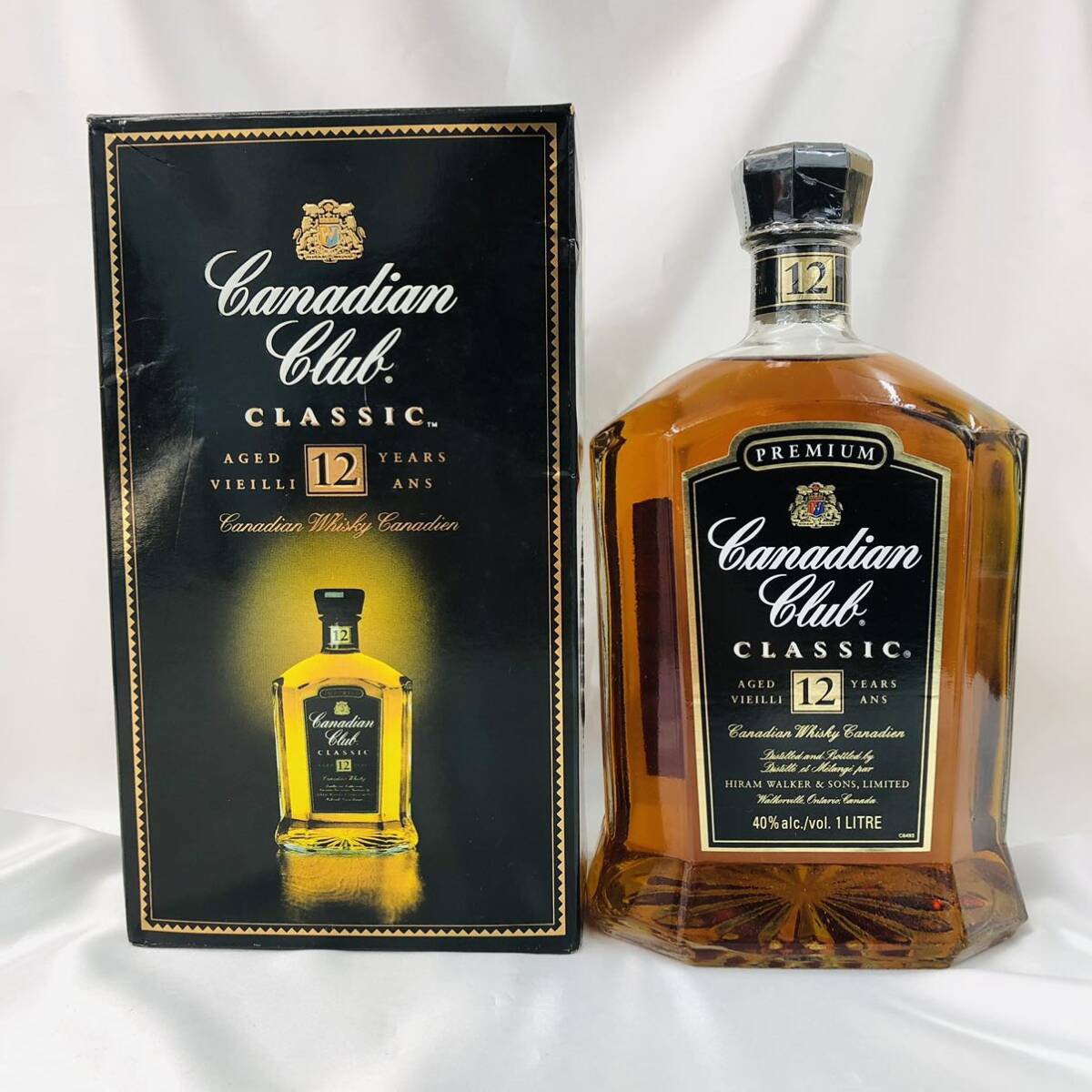 カナディアン クラブ クラシック 12年 Canadian Club Classic 1,000ml 未開栓 箱付き C2_画像1