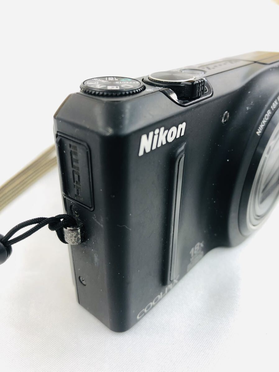 Nikon coolpix S9100 ブラック 通電ok デジカメ B1_画像3